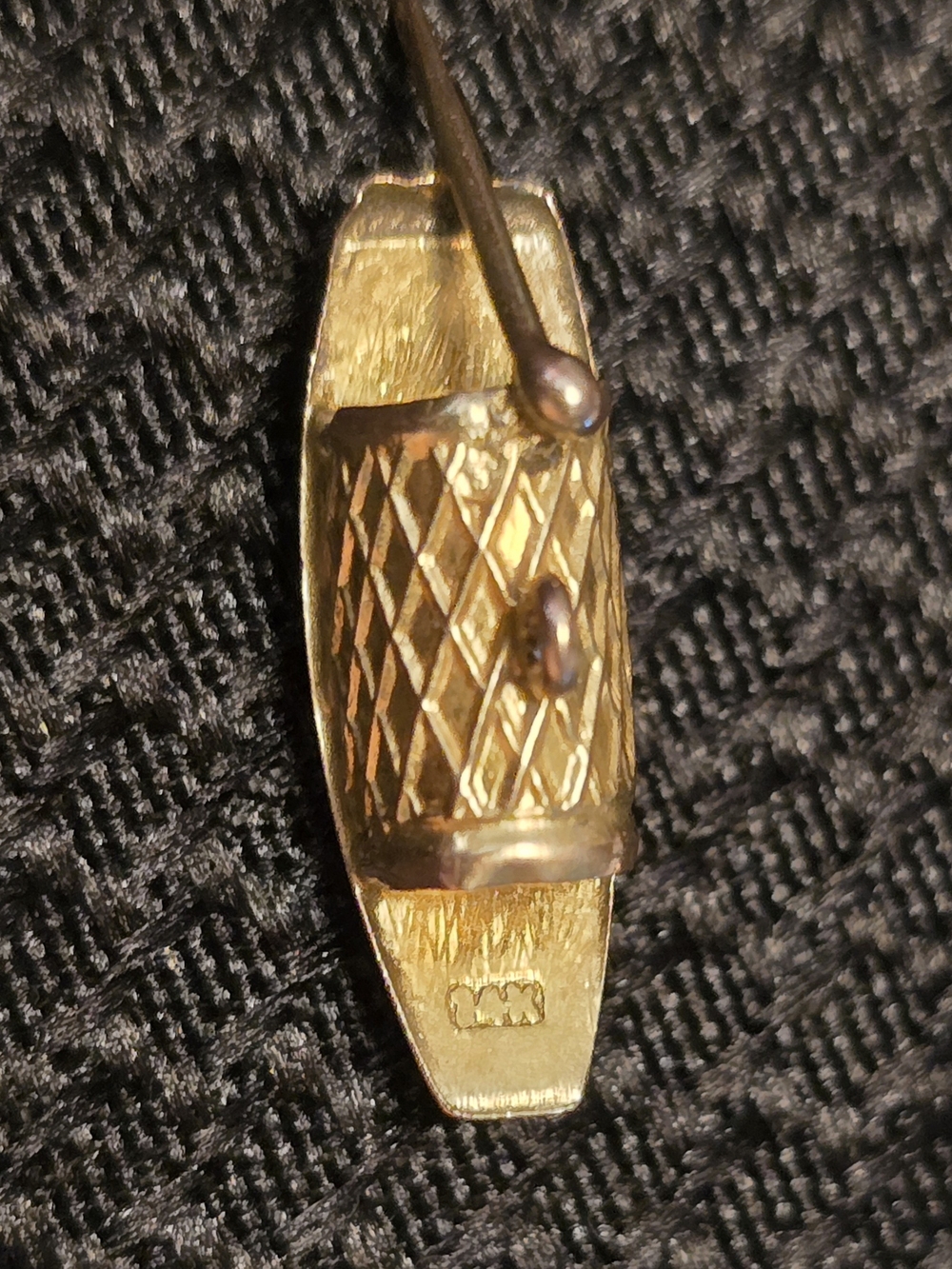 Vintage 14K Gold Chinese Junk Boat Charm with Oar ⚓️✨